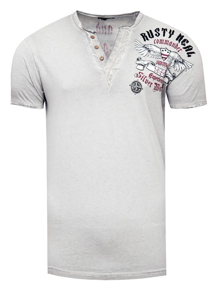 Футболка с V-образным вырезом, стираная отделка, боковой принт серого цвета Rusty Neal, Серый, Футболка с V-образным вырезом, стираная отделка, боковой принт серого цвета Rusty Neal
Футболка с V-образным вырезом, стираная отделка, боковой принт серого цвета Rusty Neal, Серый, Футболка с V-образным вырезом, стираная отделка, боковой принт серого цвета Rusty Neal