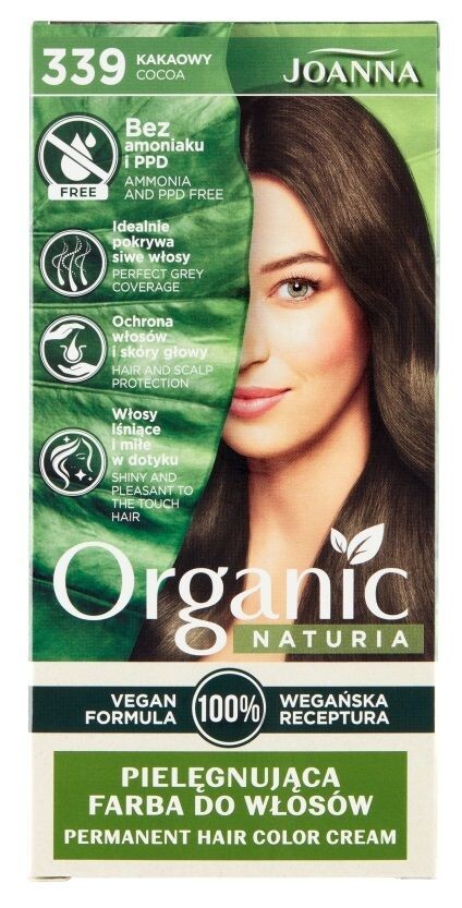 Joanna Naturia Organic Vegan Kakaowy 339 краска для волос, 1 шт.
Joanna Naturia Organic Vegan Kakaowy 339 краска для волос, 1 шт.