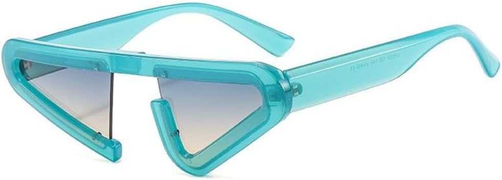 Модные солнцезащитные очки треугольной формы 2027 года для женщин и мужчин в стиле ретро, хип-хоп, трендовые солнцезащитные очки с защитой от УФ-излучения UV400 MTZJH, Blue Green Tea
Модные солнцезащитные очки треугольной формы 2027 года для женщин и мужчин в стиле ретро, хип-хоп, трендовые солнцезащитные очки с защитой от УФ-излучения UV400 MTZJH, Blue Green Tea