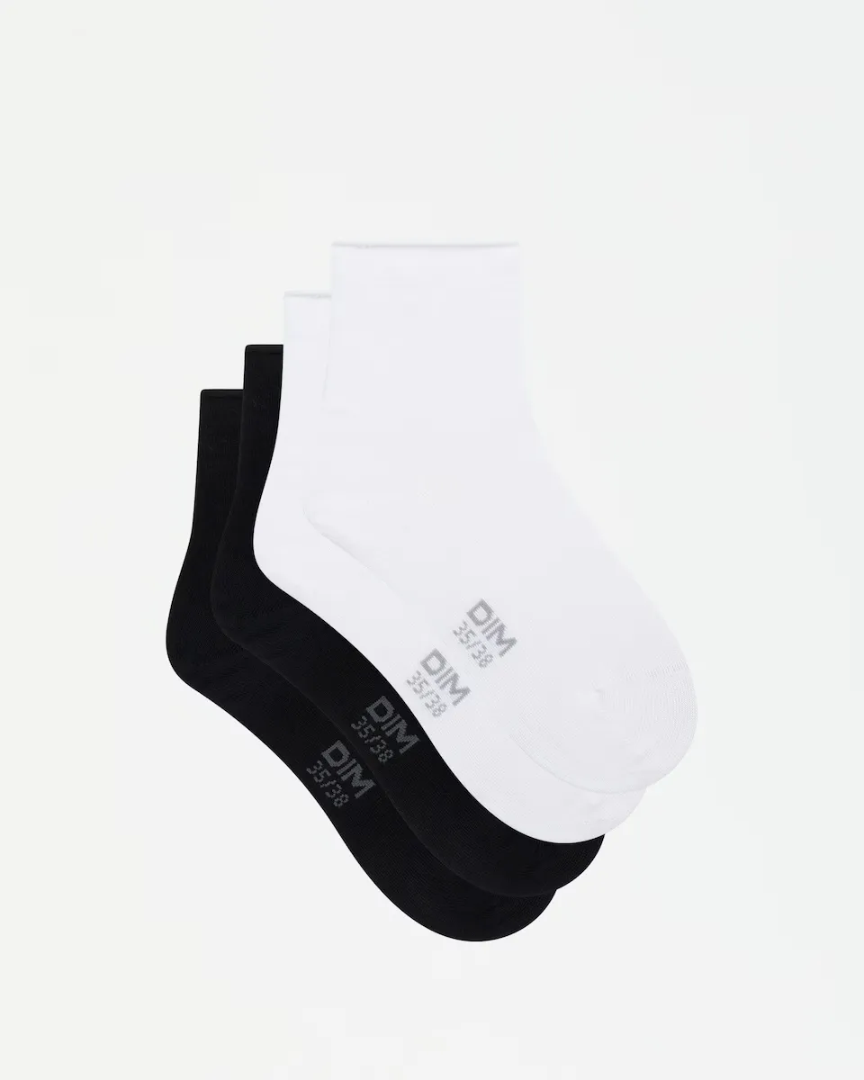 Комплект из 2 женских носков до щиколотки из мягкого шелка Dim, мультиколор
Комплект из 2 женских носков до щиколотки из мягкого шелка Dim, мультиколор