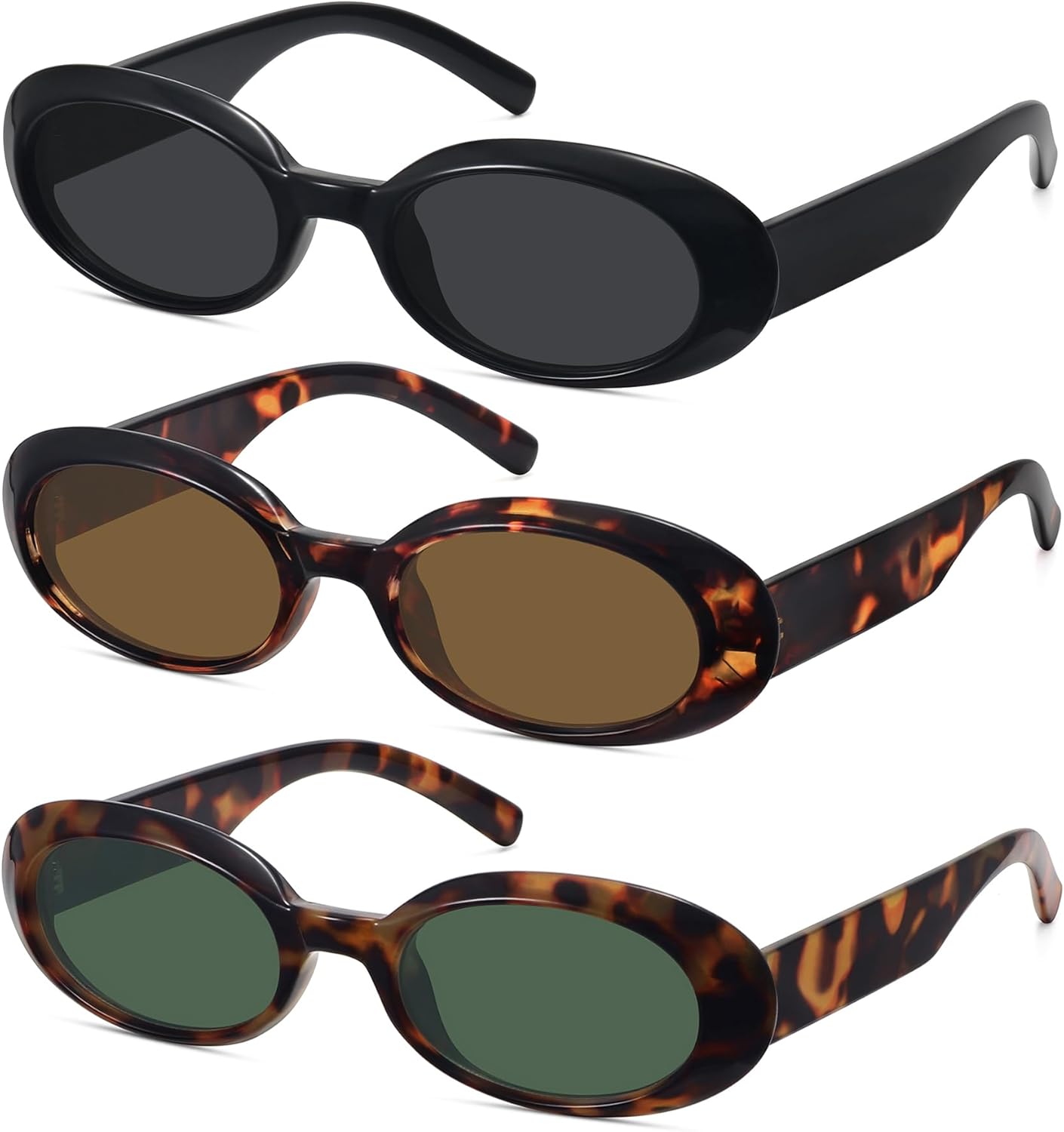 Солнцезащитные очки WOWSUN в стиле ретро, овальные, для женщин, модные, винтажные, 90-х, маленькие, с защитой от УФ-излучения, 3pack-black+tortoise Brown+tortoise Green
Солнцезащитные очки WOWSUN в стиле ретро, овальные, для женщин, модные, винтажные, 90-х, маленькие, с защитой от УФ-излучения, 3pack-black+tortoise Brown+tortoise Green