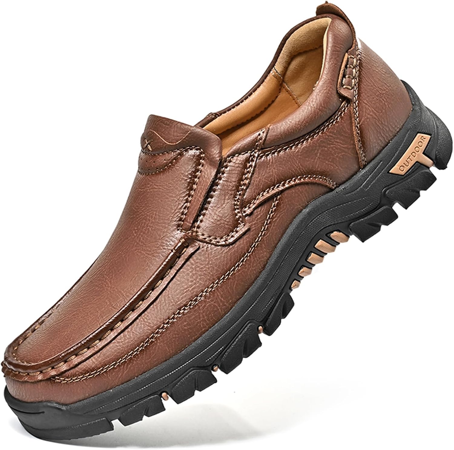 Мужские кожаные лоферы на пятке широкого кроя, удобные, нескользящие, ручной работы, для прогулок, работы, вождения и повседневной носки Lossarye, коричневый
Мужские кожаные лоферы на пятке широкого кроя, удобные, нескользящие, ручной работы, для прогулок, работы, вождения и повседневной носки Lossarye, коричневый