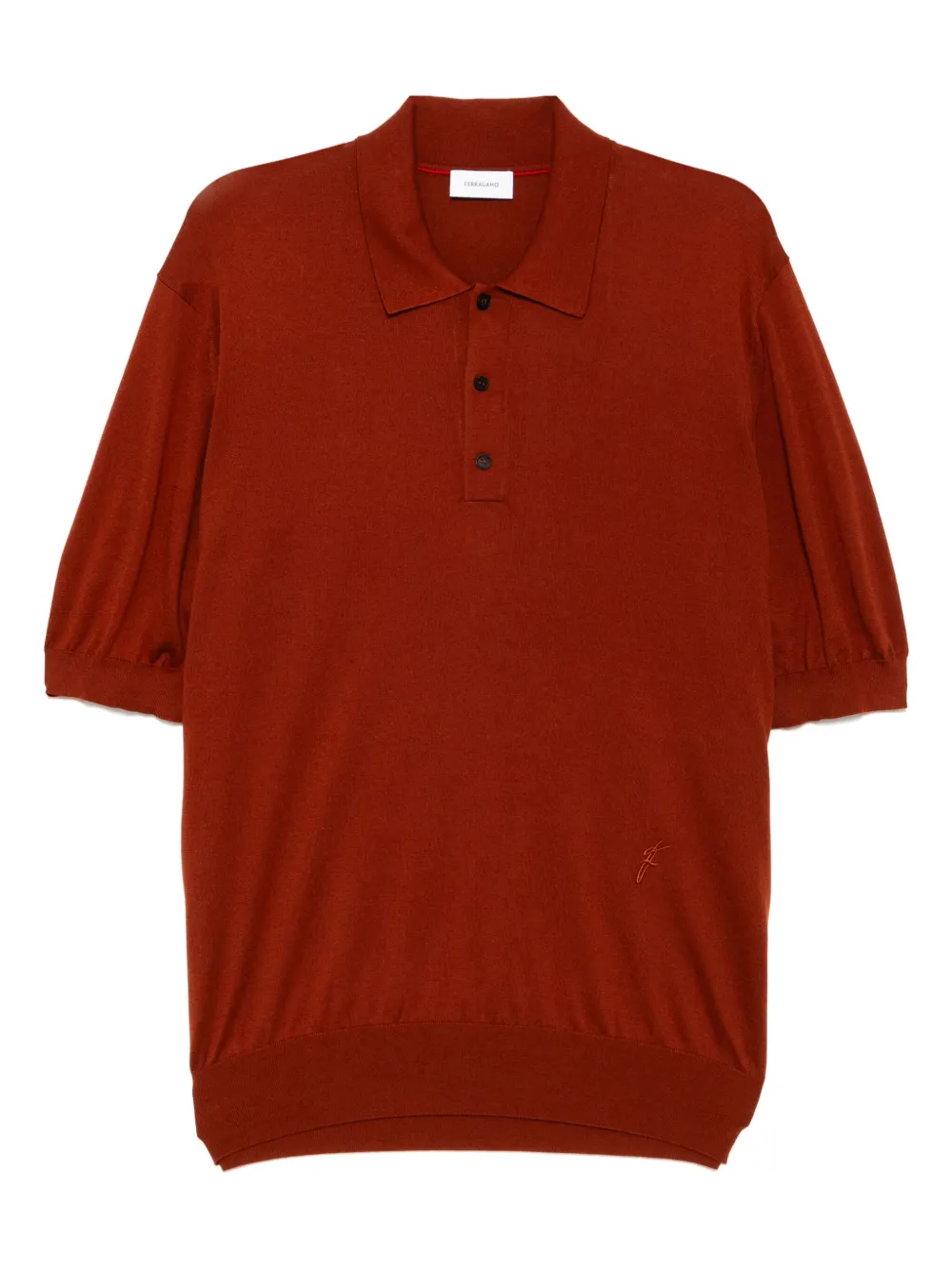 Трикотажная рубашка-поло Ferragamo, коричневый
Трикотажная рубашка-поло Ferragamo, коричневый