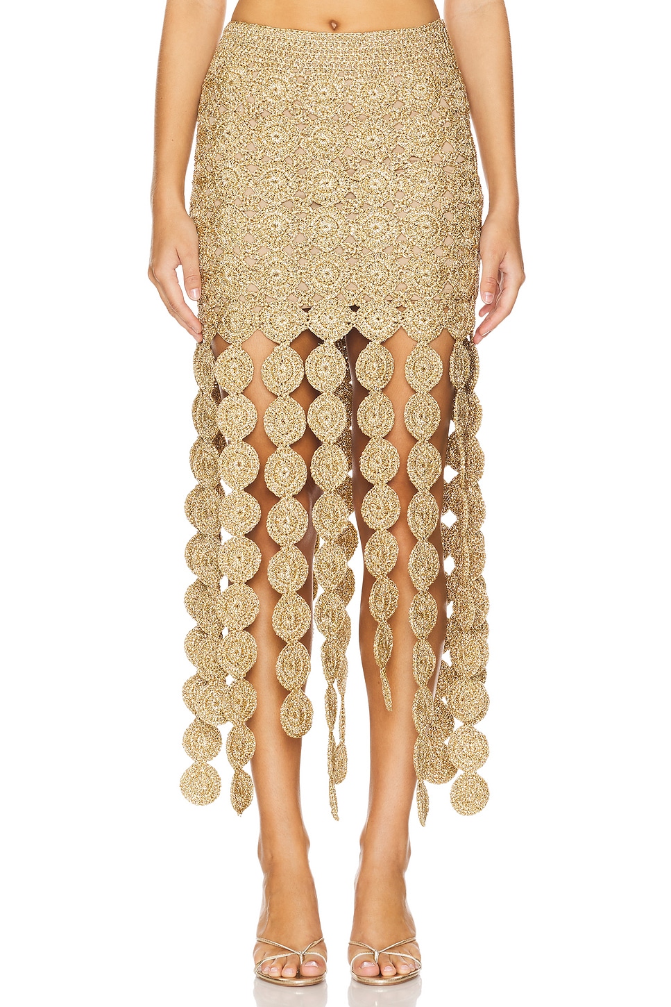 Юбка макси бип-бип Simonmiller, золотой
Юбка макси бип-бип Simonmiller, золотой