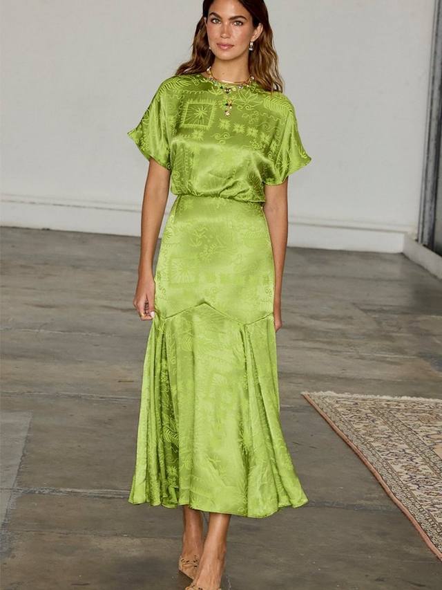 Жаккардовое платье с принтом erin Never Fully Dressed, цвет Lime
Жаккардовое платье с принтом erin Never Fully Dressed, цвет Lime