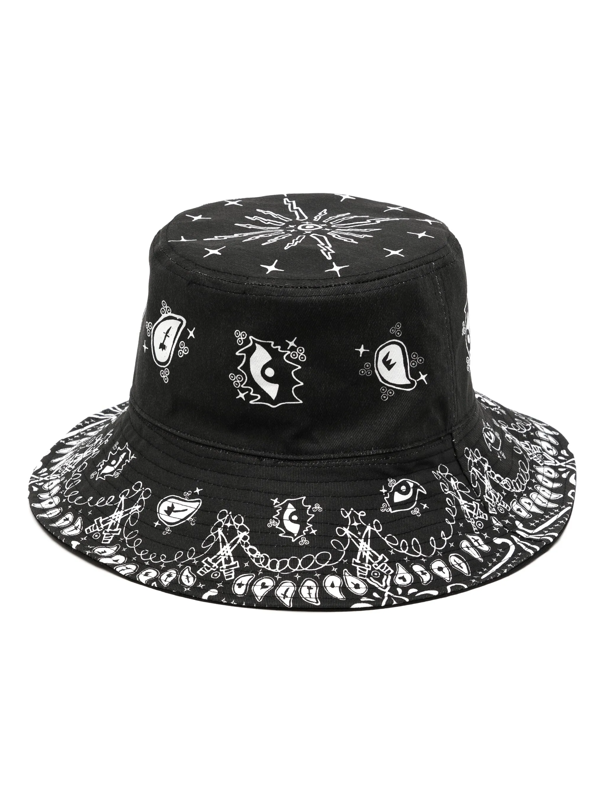 Двусторонняя панама Paisley Haculla, черный
Двусторонняя панама Paisley Haculla, черный