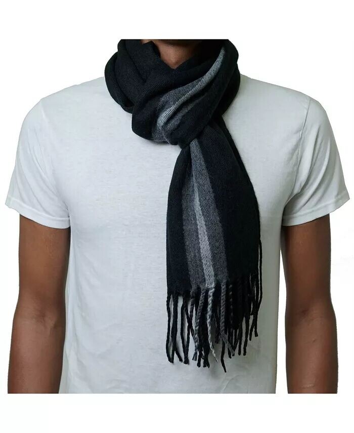 Мужской шарф, мягкие теплые шарфы длиной 80 дюймов, клетчатая зимняя шаль Alpine Swiss, черный
Мужской шарф, мягкие теплые шарфы длиной 80 дюймов, клетчатая зимняя шаль Alpine Swiss, черный