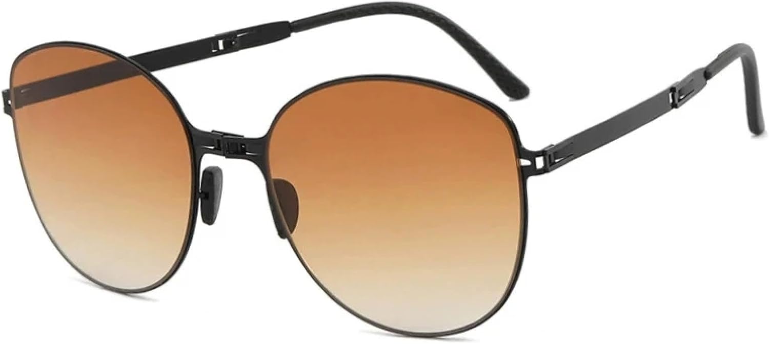 Модные ретро-солнцезащитные очки в круглой оправе для женщин и мужчин, винтажные складные солнцезащитные очки для активного отдыха, путешествий и вождения, защита от УФ-излучения UV400 TKKTLLT, Black Brown
Модные ретро-солнцезащитные очки в круглой оправе для женщин и мужчин, винтажные складные солнцезащитные очки для активного отдыха, путешествий и вождения, защита от УФ-излучения UV400 TKKTLLT, Black Brown