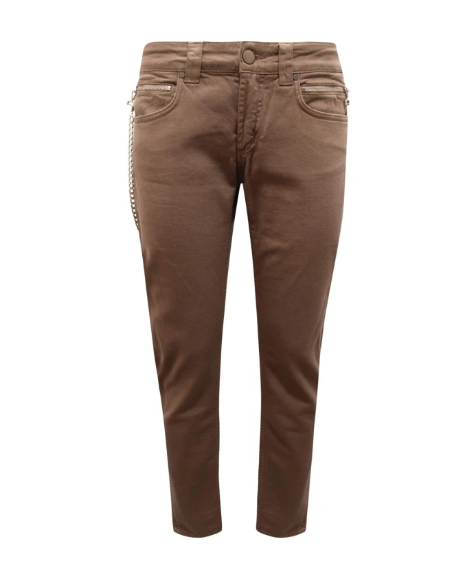 Зеленые узкие брюки Thia Dondup, коричневый
Зеленые узкие брюки Thia Dondup, коричневый