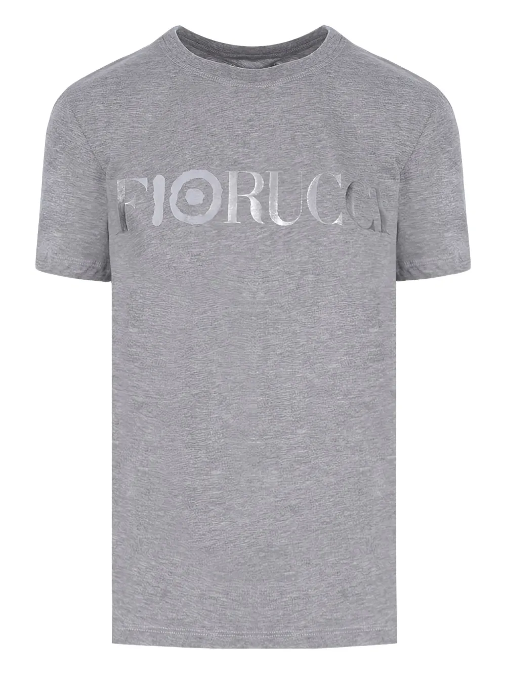 Футболка с круглым вырезом и принтом логотипа Corso Como x 10 Fiorucci, серый 
Футболка с круглым вырезом и принтом логотипа Corso Como x 10 Fiorucci, серый