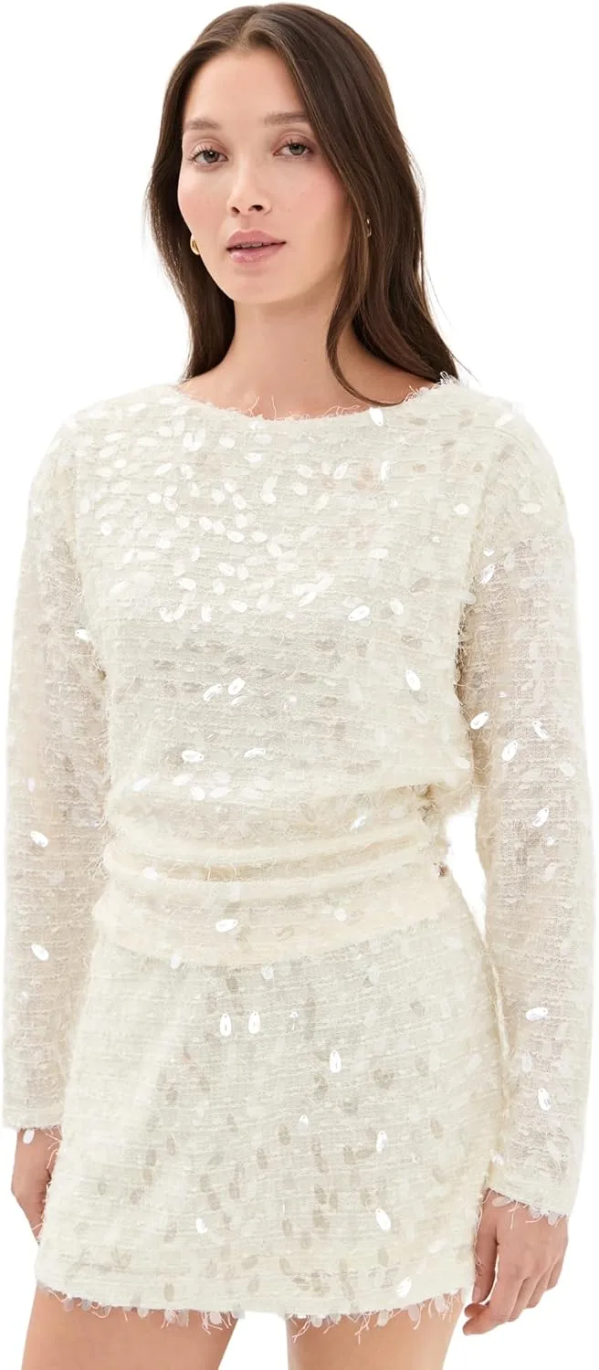 Топ женский Bailey Rose с длинными рукавами и пайетками
Топ женский Bailey Rose с длинными рукавами и пайетками