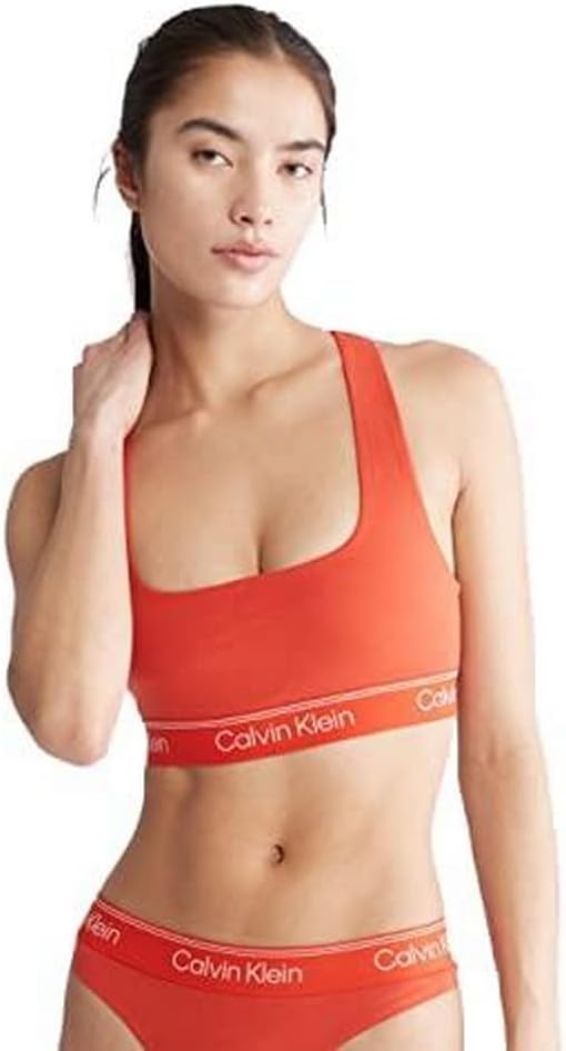 Женский спортивный бюстгальтер-бралетт Calvin Klein без подкладки, Hazard
Женский спортивный бюстгальтер-бралетт Calvin Klein без подкладки, Hazard