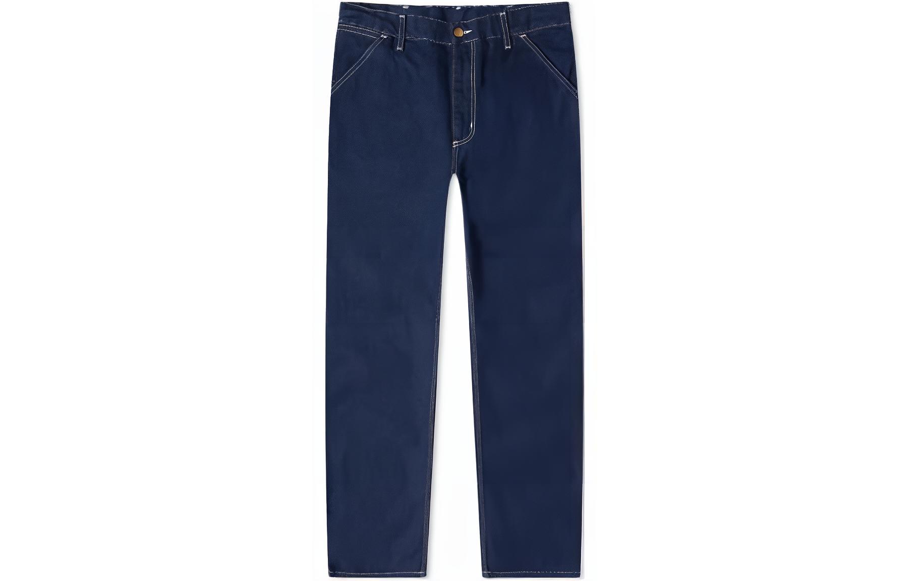 Джинсовые простые брюки Carhartt WIP, синий
Джинсовые простые брюки Carhartt WIP, синий