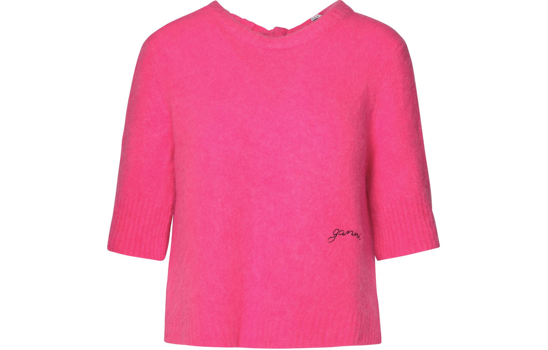 GANNI Свитер с открытой спиной и ворсом, Сливово-красный
GANNI Свитер с открытой спиной и ворсом, Сливово-красный