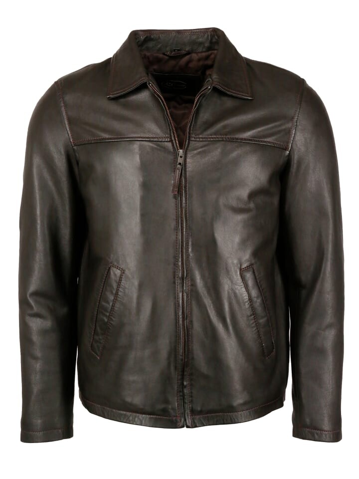 Кожаная куртка JCC Luca, коричневый
Кожаная куртка JCC Luca, коричневый