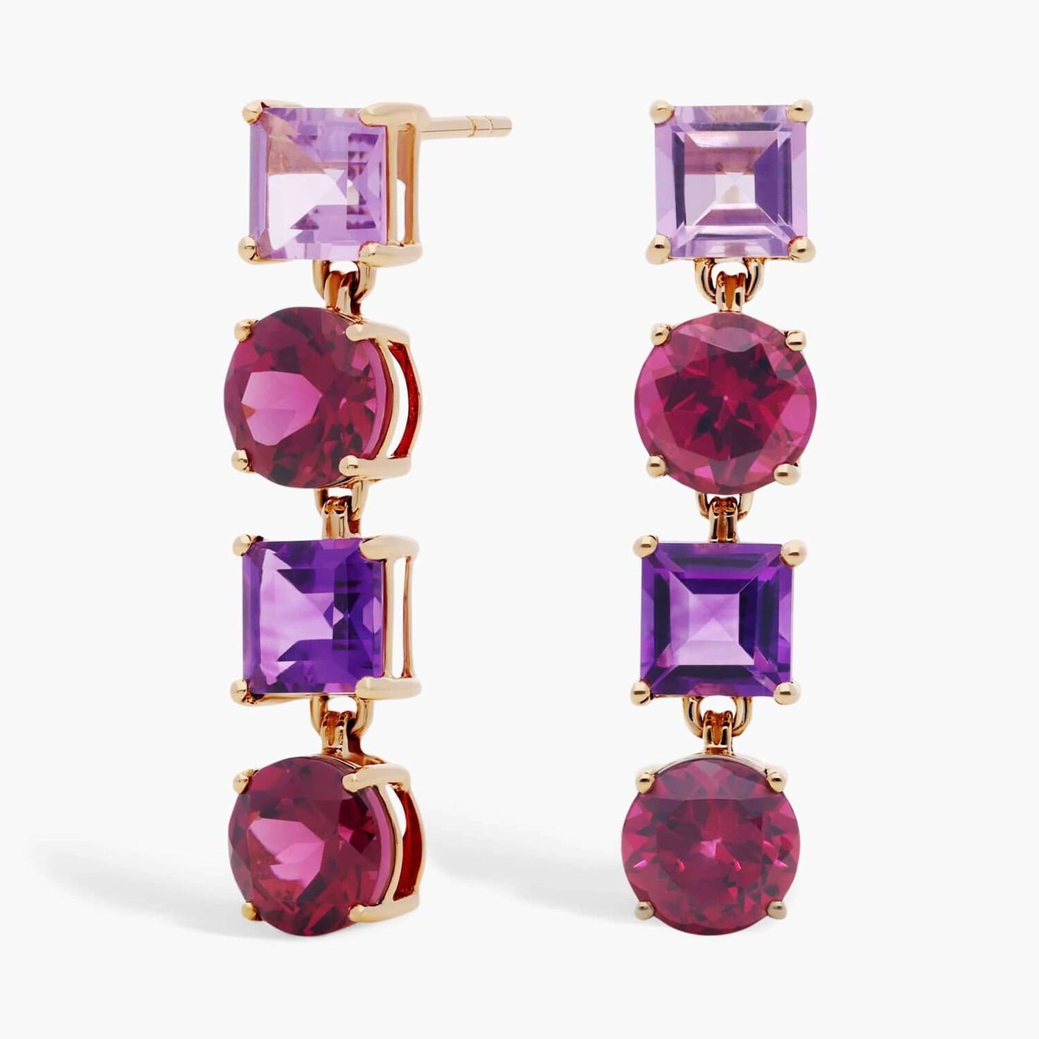 Серьги-капли с родолитом и аметистом, круглые и принцессные, из желтого золота 14 карат Blue Nile
Серьги-капли с родолитом и аметистом, круглые и принцессные, из желтого золота 14 карат Blue Nile