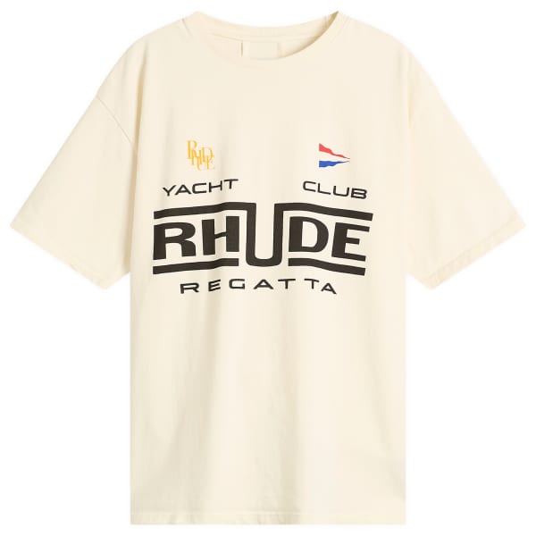 Футболка клуба регаты Rhude, vintage белый/ черный/ зеленый
Футболка клуба регаты Rhude, vintage белый/ черный/ зеленый