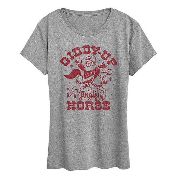 Футболка с новогодним принтом Giddy Up Jingle Horse Licensed Character, Heather Gray
Футболка с новогодним принтом Giddy Up Jingle Horse Licensed Character, Heather Gray