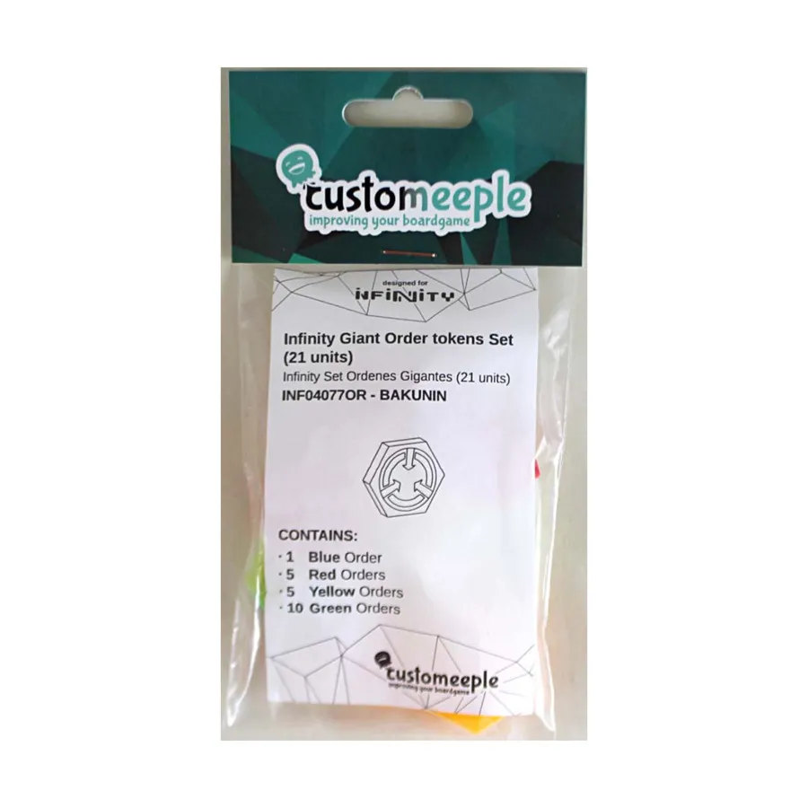 Жетоны гигантских отраслевых приказов — Бакунин, Infinity - Tokens, Markers & Templates (Customeeple)
Жетоны гигантских отраслевых приказов — Бакунин, Infinity - Tokens, Markers & Templates (Customeeple)