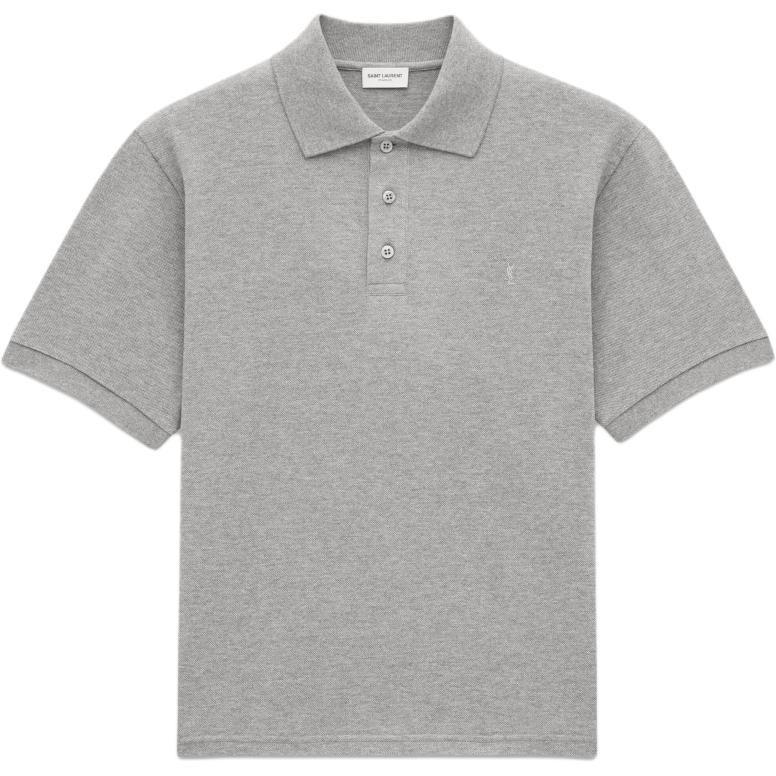 Футболка поло с вышитым логотипом SAINT LAURENT, смешанный серый
Футболка поло с вышитым логотипом SAINT LAURENT, смешанный серый