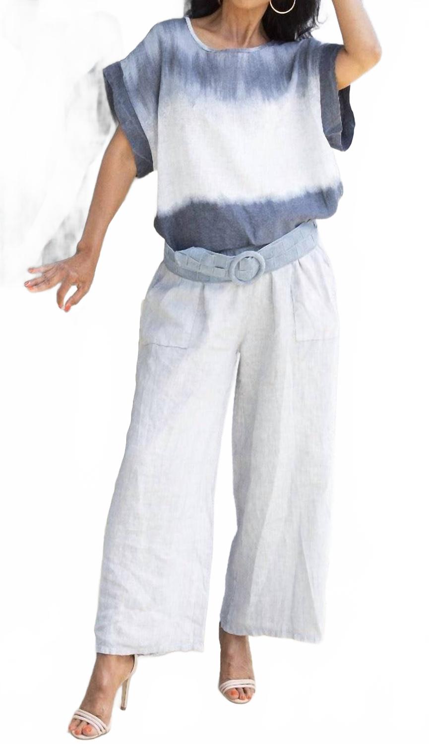 Льняная блузка Rimini с короткими рукавами, цвет «уголь» Gigi Moda, Charcoal
Льняная блузка Rimini с короткими рукавами, цвет «уголь» Gigi Moda, Charcoal