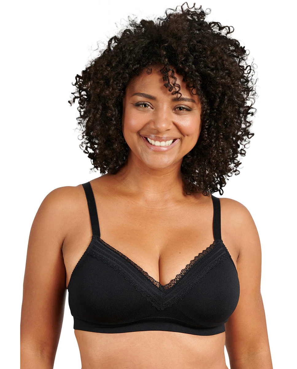 Бесшовный бюстгальтер без косточек Sans Complexe, чёрный
Бесшовный бюстгальтер без косточек Sans Complexe, чёрный