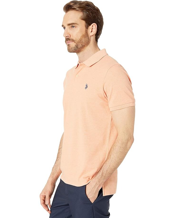 Поло U.S. POLO ASSN. Solid Cotton Pique Polo with Small Pony, цвет Sunrise Heather
Поло U.S. POLO ASSN. Solid Cotton Pique Polo with Small Pony, цвет Sunrise Heather