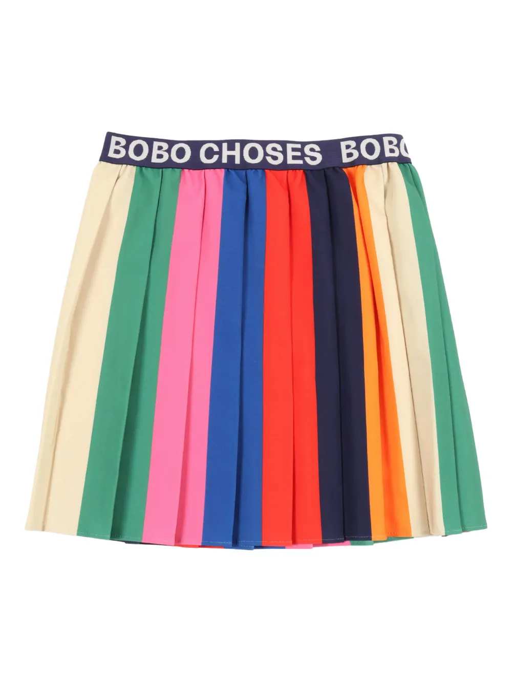 Плиссированная юбка в радужную полоску Bobo Choses, синий
Плиссированная юбка в радужную полоску Bobo Choses, синий