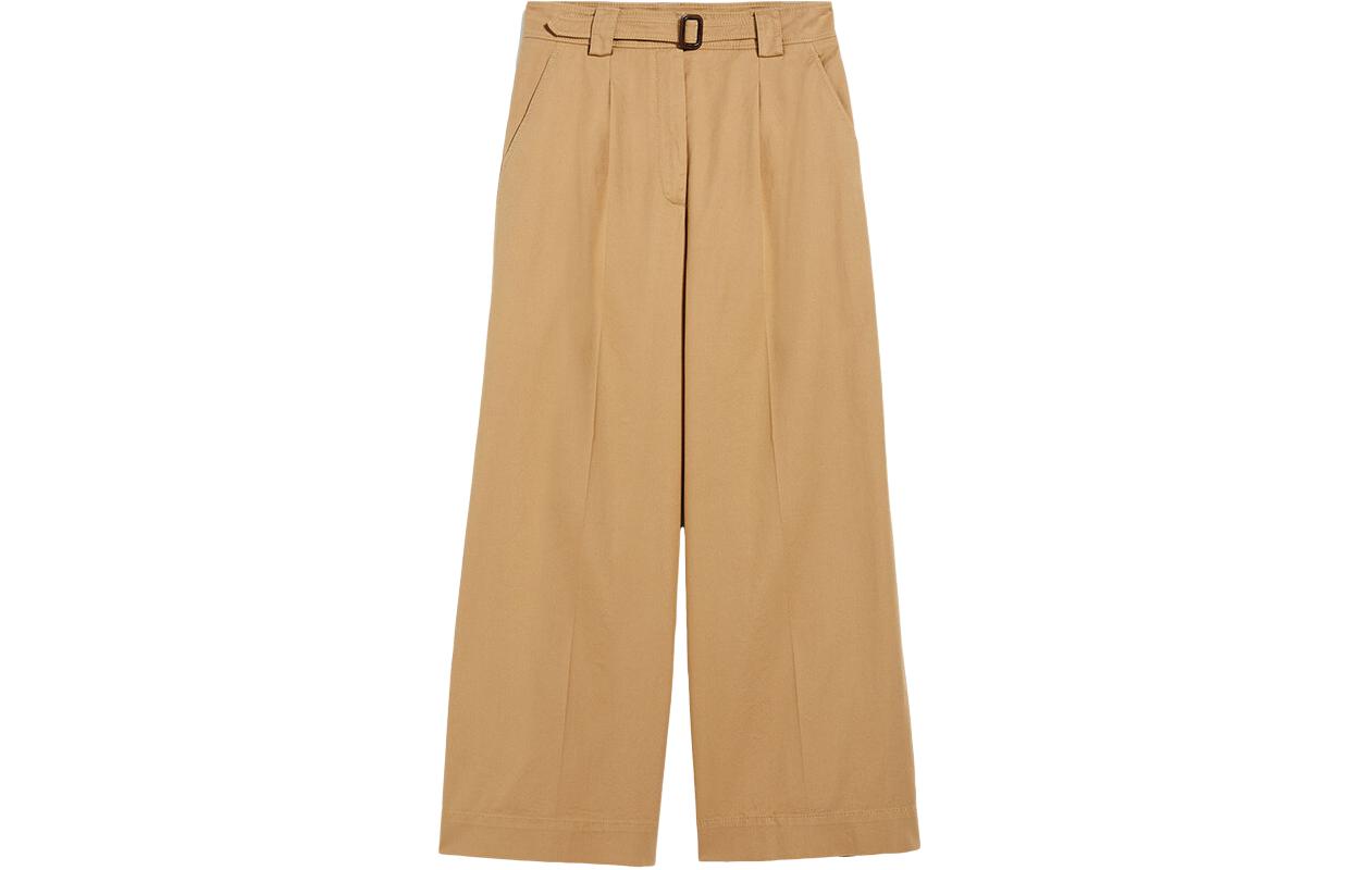 Повседневные брюки женские бежево-желтые WEEKEND MaxMara
Повседневные брюки женские бежево-желтые WEEKEND MaxMara