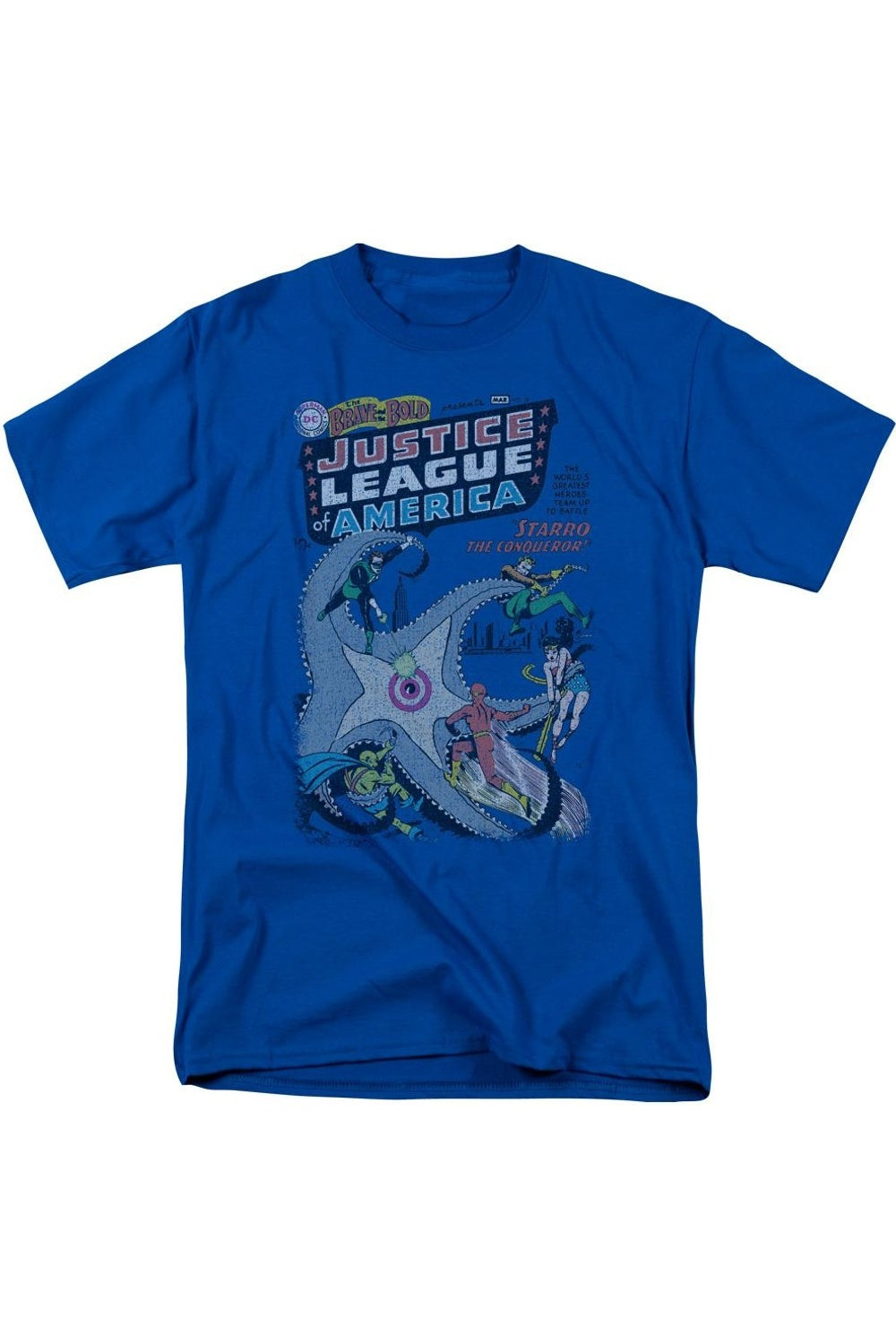 Футболка с коротким рукавом для взрослых DC Comics № 28 Gildan, синий 
Футболка с коротким рукавом для взрослых DC Comics № 28 Gildan, синий