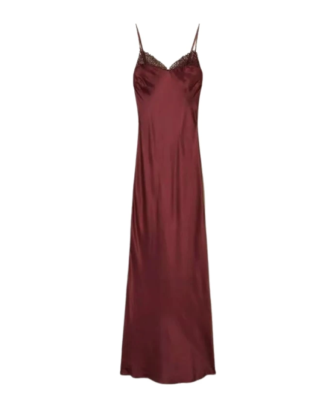 Длинное атласное платье с кружевом Twinset, красный
Длинное атласное платье с кружевом Twinset, красный
