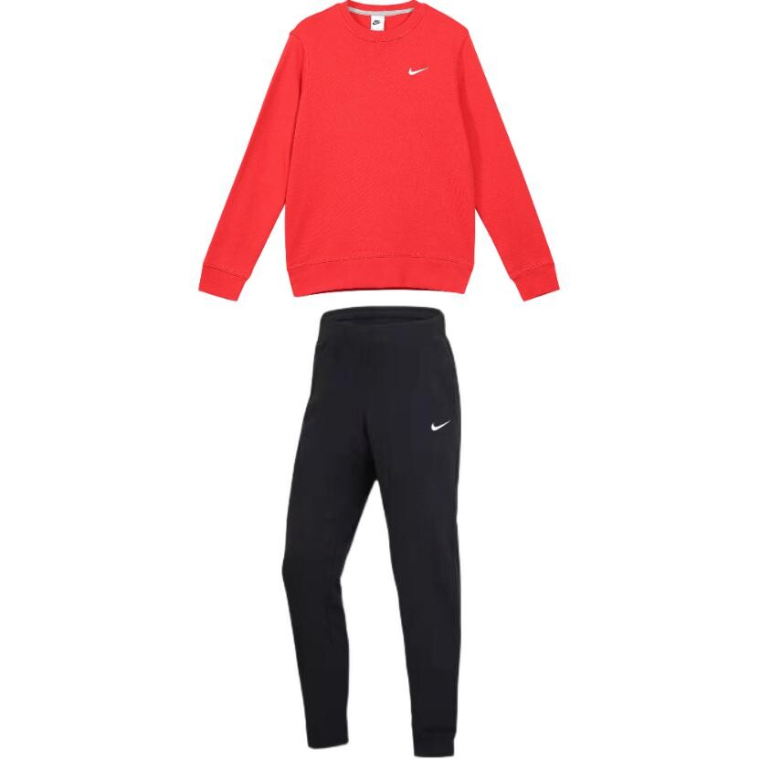 Повседневный спортивный мужской комплект: красный топ + черные брюки Nike, красный
Повседневный спортивный мужской комплект: красный топ + черные брюки Nike, красный