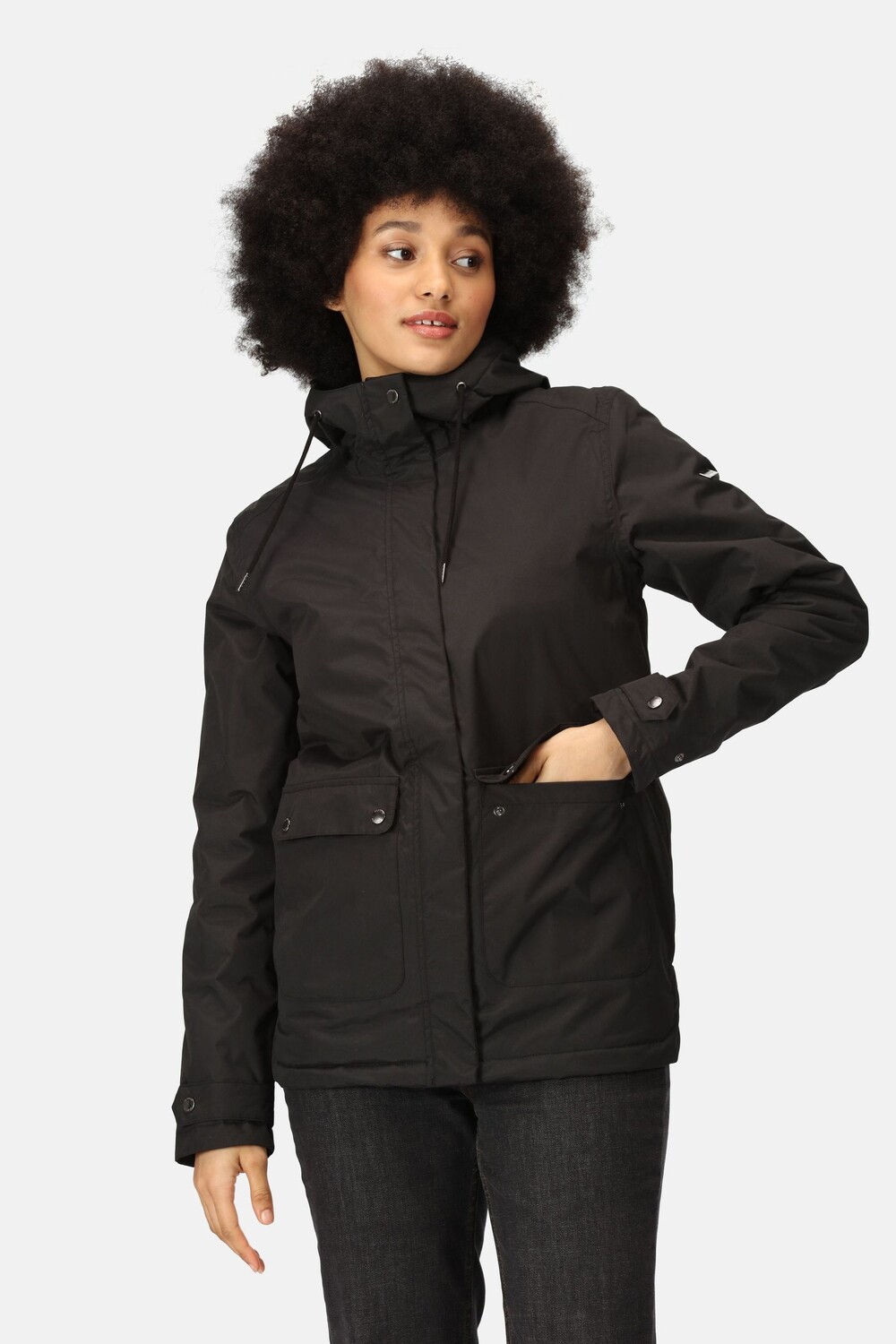 Водонепроницаемая утепленная куртка Broadia Regatta, черный 
Водонепроницаемая утепленная куртка Broadia Regatta, черный