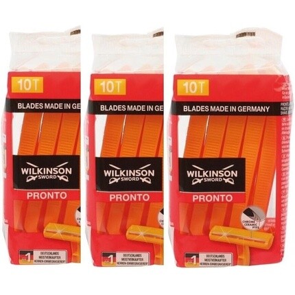 Wilkinson Sword Wilkinson Pronto Одноразовые бритвы для мужчин 10 шт.
Wilkinson Sword Wilkinson Pronto Одноразовые бритвы для мужчин 10 шт.