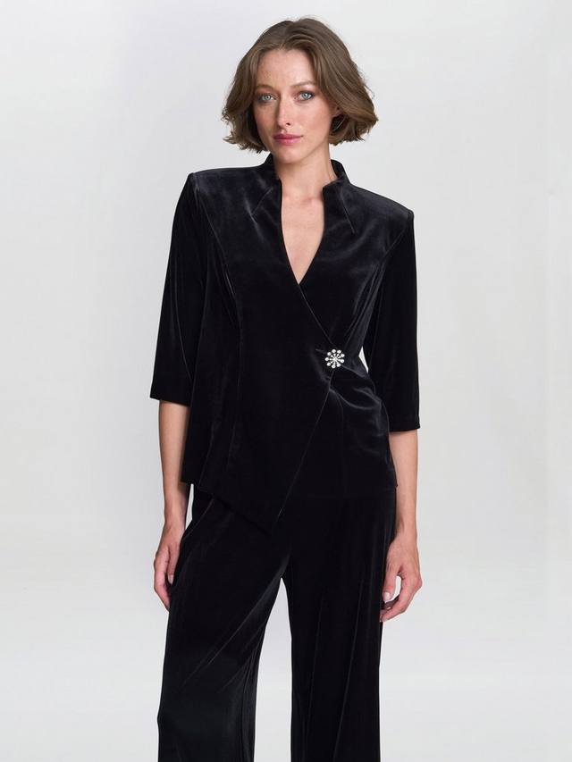 Топ Tayla Brooch из вельвета Gina Bacconi, Black
Топ Tayla Brooch из вельвета Gina Bacconi, Black