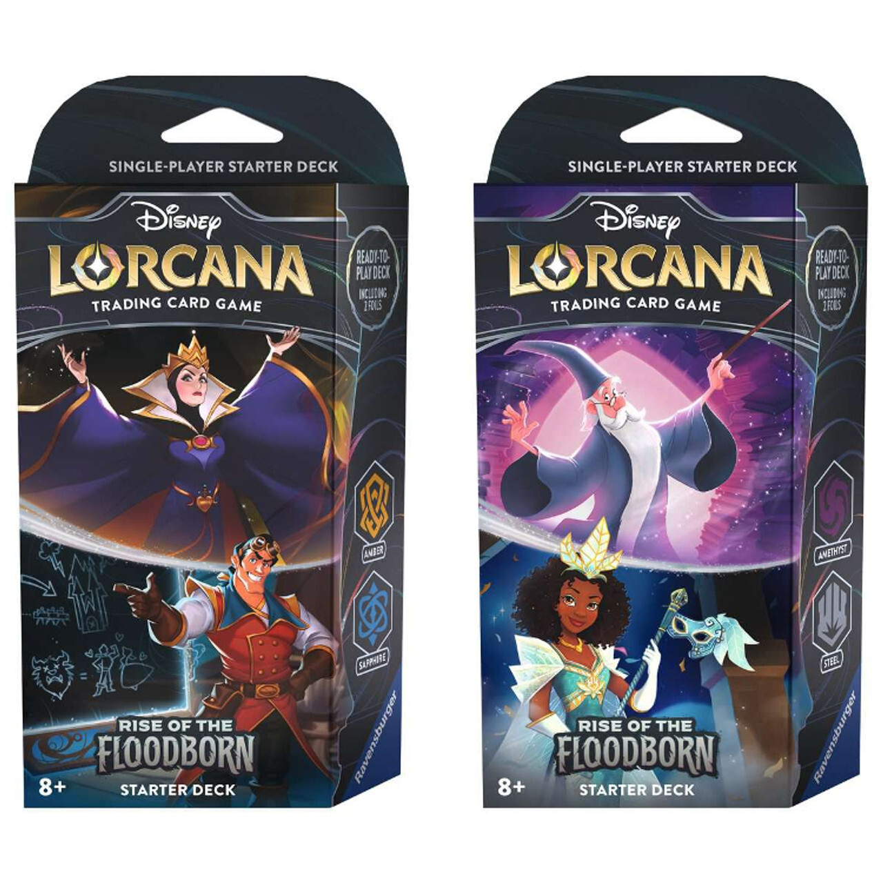 Карточная игра Disney Lorcana TCG: Rise of the Floodborn - Starter Deck (Set of 2)
Карточная игра Disney Lorcana TCG: Rise of the Floodborn - Starter Deck (Set of 2)