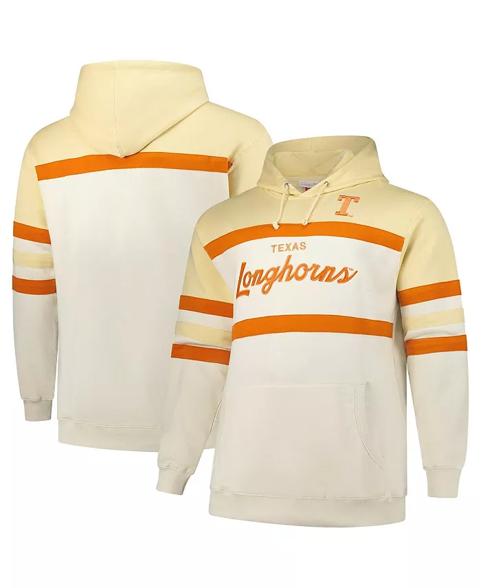 Мужской кремовый худи Big Tall Head Coach с логотипом Texas Longhorns Mitchell & Ness
Мужской кремовый худи Big Tall Head Coach с логотипом Texas Longhorns Mitchell & Ness