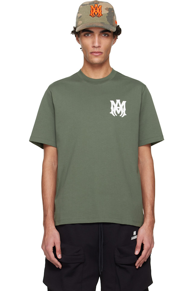 Amiri Зеленая футболка с логотипом ma core
Amiri Зеленая футболка с логотипом ma core