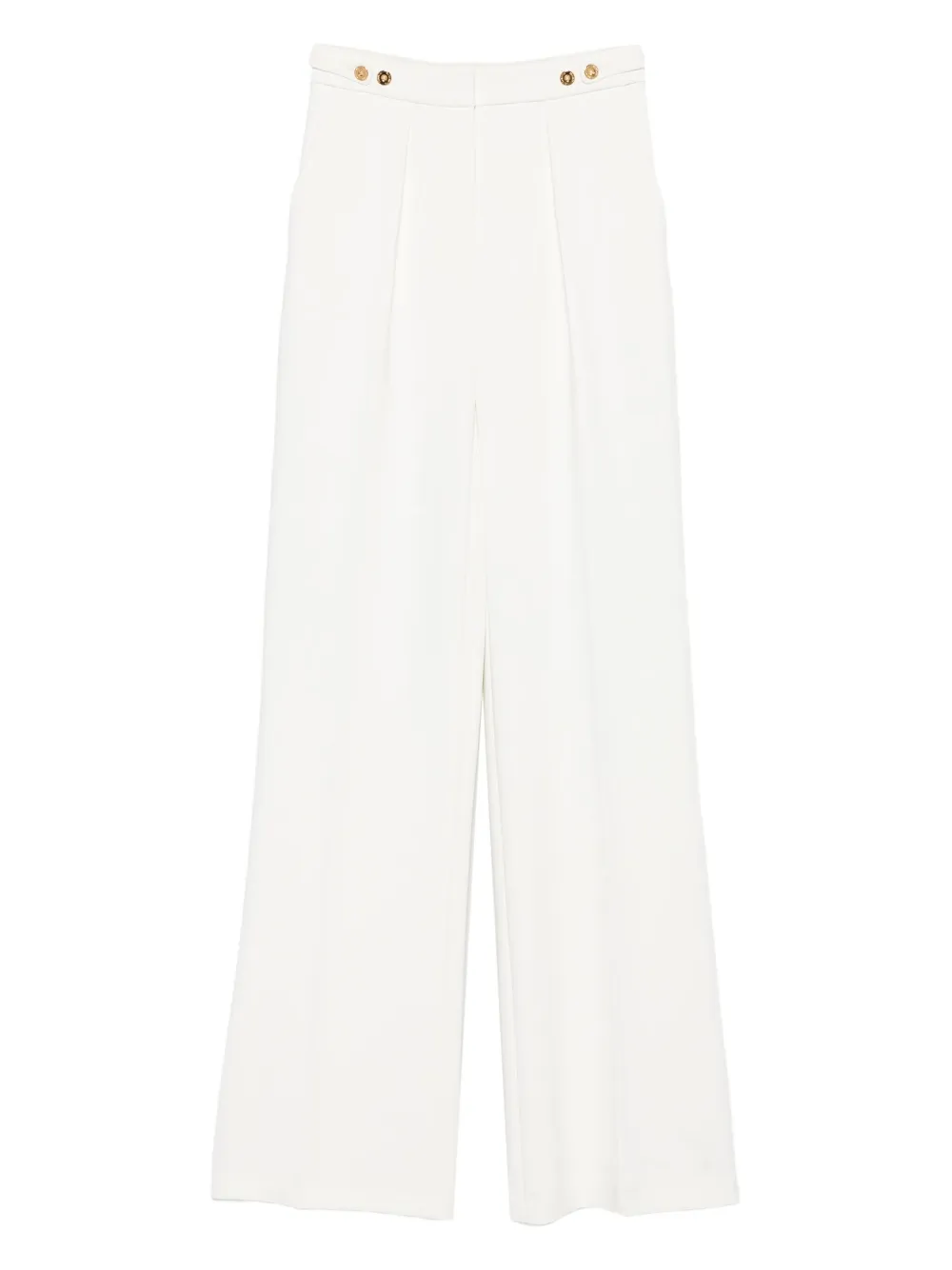 Брюки с защипами Elisabetta Franchi, белый
Брюки с защипами Elisabetta Franchi, белый