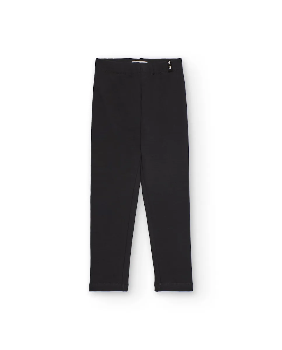 Леггинсы для девочки темно-серого цвета с деталями из заклепок Tuc tuc
Леггинсы для девочки темно-серого цвета с деталями из заклепок Tuc tuc