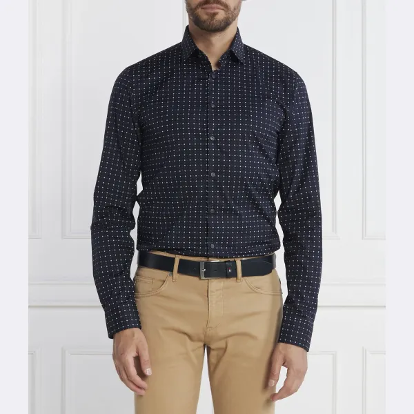 Рубашка узкого кроя из поплина с принтом стрейч Calvin Klein, синий
Рубашка узкого кроя из поплина с принтом стрейч Calvin Klein, синий