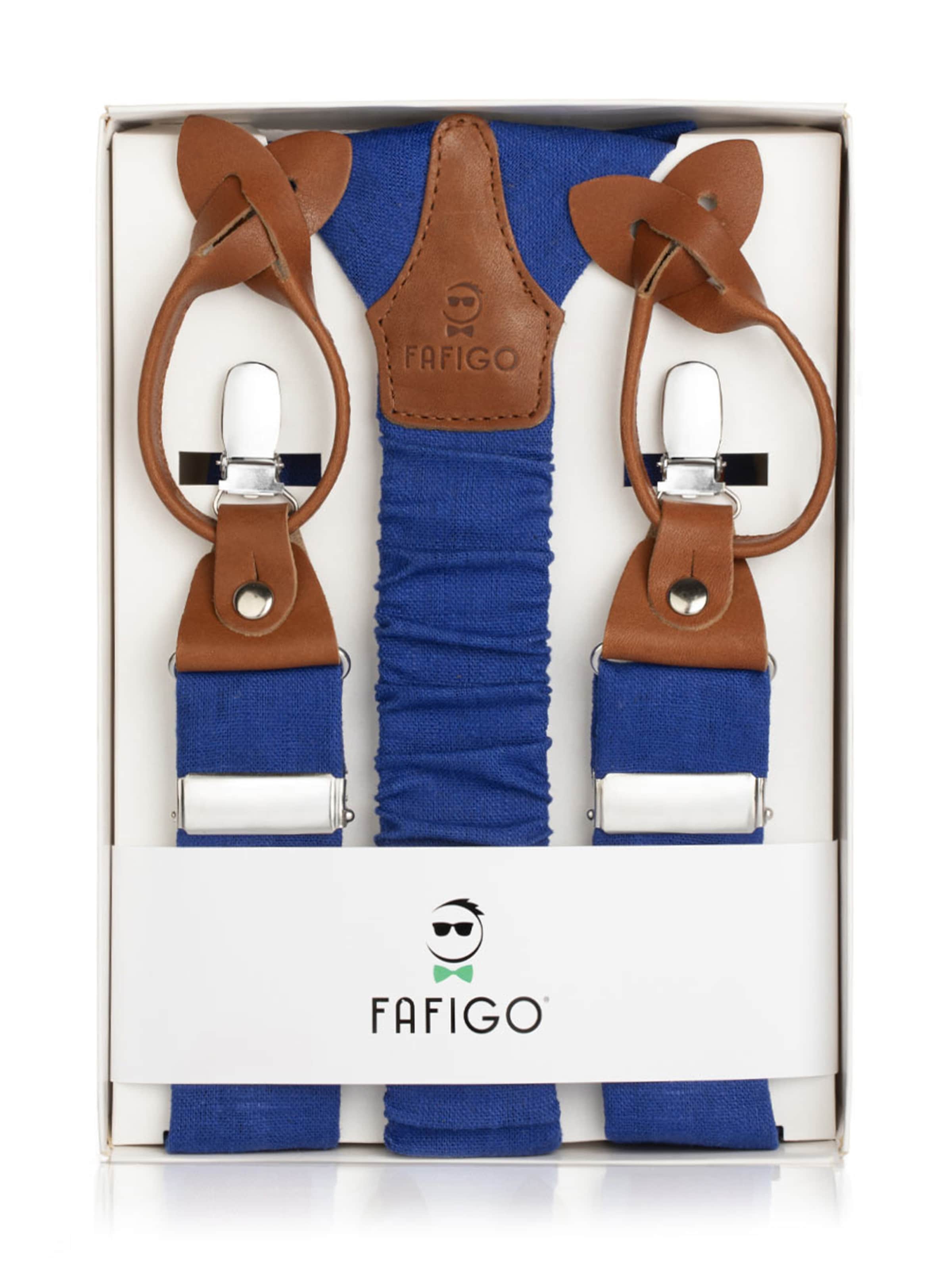 FAFIGO Подтяжки 'Zio Filippo' в цвете Royal Blue
FAFIGO Подтяжки 'Zio Filippo' в цвете Royal Blue