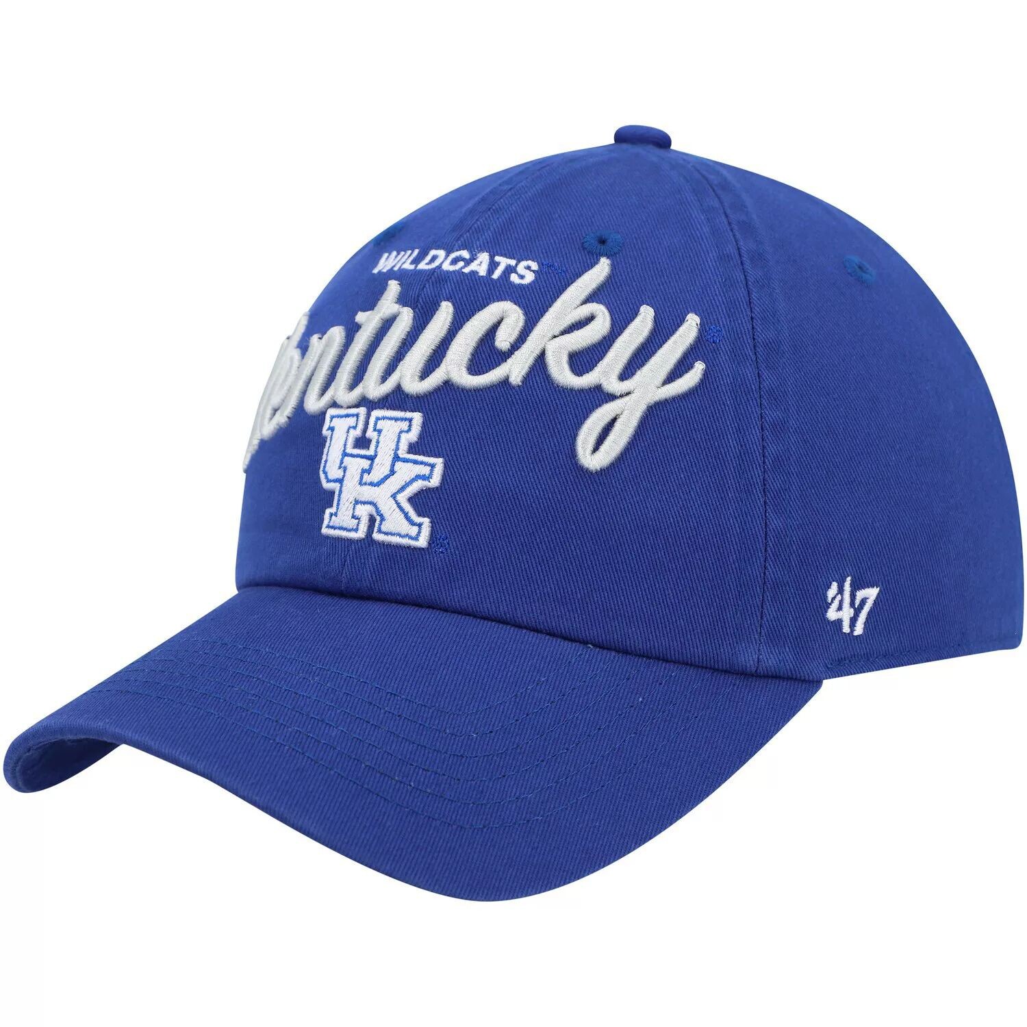 Женская регулируемая шляпа Royal Kentucky Wildcats Phoebe Clean Up '47
Женская регулируемая шляпа Royal Kentucky Wildcats Phoebe Clean Up '47