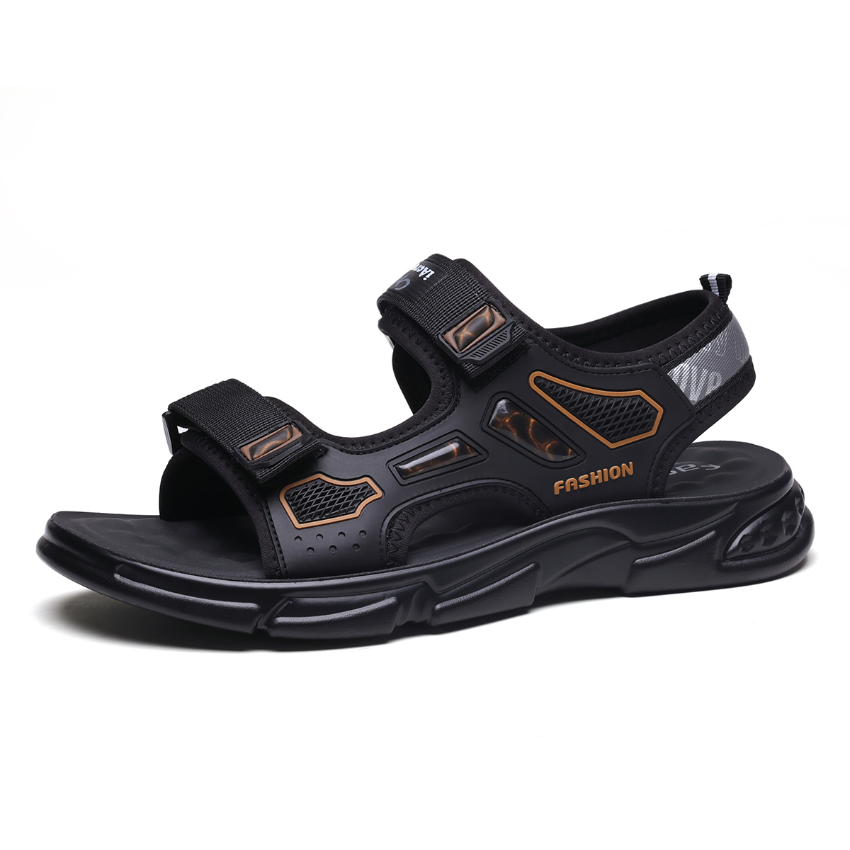 AIBAOLUO Пляжные сандалии мужские черные
AIBAOLUO Пляжные сандалии мужские черные