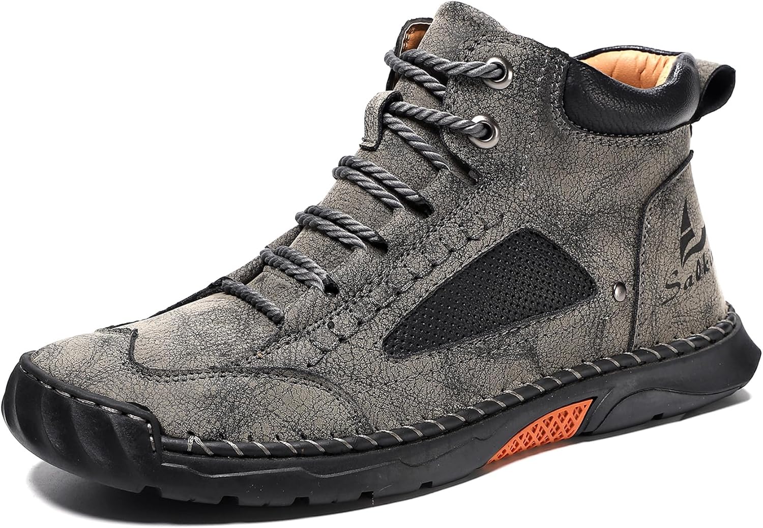 Мужские ортопедические удобные ботинки ручной работы, повседневные средние кеды для ходьбы и вождения, водонепроницаемые, с поддержкой свода, просторным носком, кожаные туфли Nxnbhsl, серый
Мужские ортопедические удобные ботинки ручной работы, повседневные средние кеды для ходьбы и вождения, водонепроницаемые, с поддержкой свода, просторным носком, кожаные туфли Nxnbhsl, серый