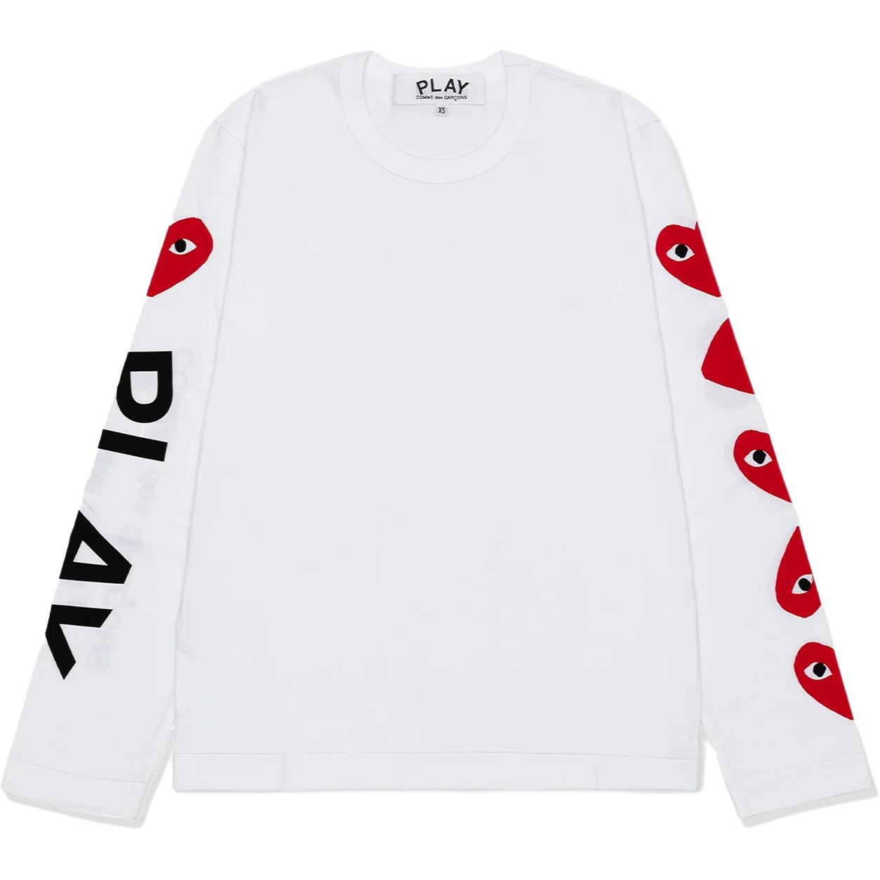 Футболка Comme Des Garcons Play Red Multi Heart с длинными рукавами CDG Play, белый
Футболка Comme Des Garcons Play Red Multi Heart с длинными рукавами CDG Play, белый