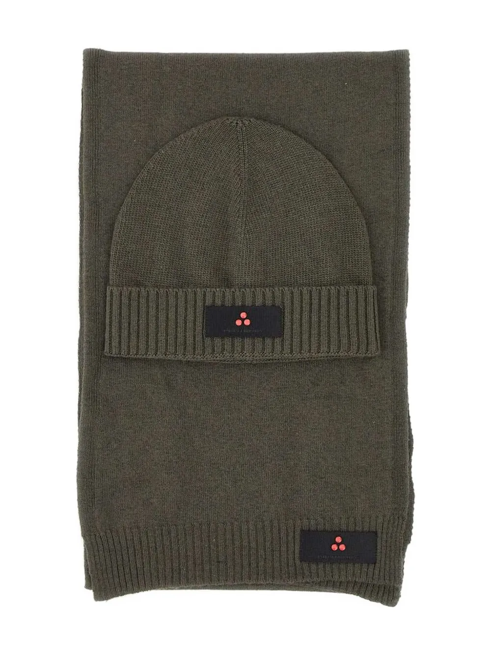 Комплект: шапка и шарф с нашивкой-логотипом Peuterey, зеленый
Комплект: шапка и шарф с нашивкой-логотипом Peuterey, зеленый