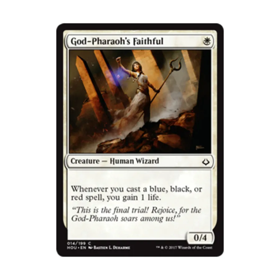 CCG Верные Богу-Фараону (C), MTG - Hour of Devastation
CCG Верные Богу-Фараону (C), MTG - Hour of Devastation