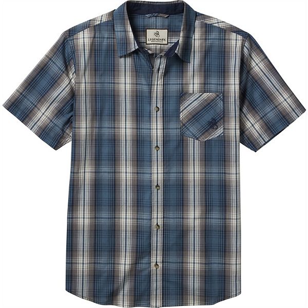 Мужская поплиновая рубашка с коротким рукавом Legendary Whitetails, Azure Lake Plaid
Мужская поплиновая рубашка с коротким рукавом Legendary Whitetails, Azure Lake Plaid