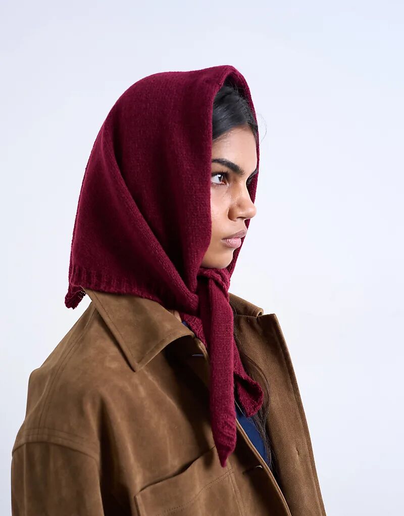 Шарф с капюшоном Topshop Heidi бордового цвета
Шарф с капюшоном Topshop Heidi бордового цвета